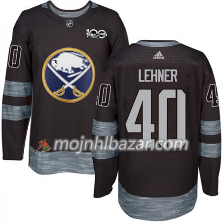 Dresovi Buffalo Sabres Robin Lehner 40 1917-2017 100th Anniversary Adidas Crna Authentic - Muške Dresovi Buffalo Sabres Robin Lehner 40 1917-2017 100th Anniversary Adidas Crna Authentic - Muške